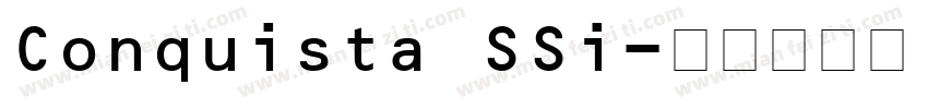 Conquista SSi字体转换